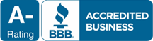 A- Rating, Accredited Business, Better Business Bureau